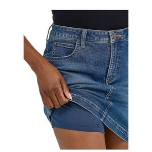 Lee Denim Skort with Classic Blue Hue
